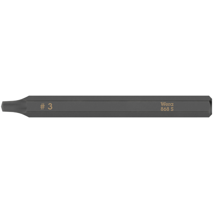 Wera 868 S Firkantet Bit – Ekstra Slitesterk (Variasjoner), 1 Stykk, SWE-343