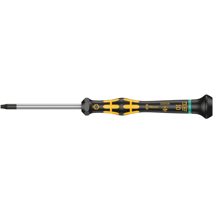 Wera Kraftform Micro Skrutrekker – ESD-sikker, Ergonomisk (TX 4-10), 1 Stykk, SWE-016