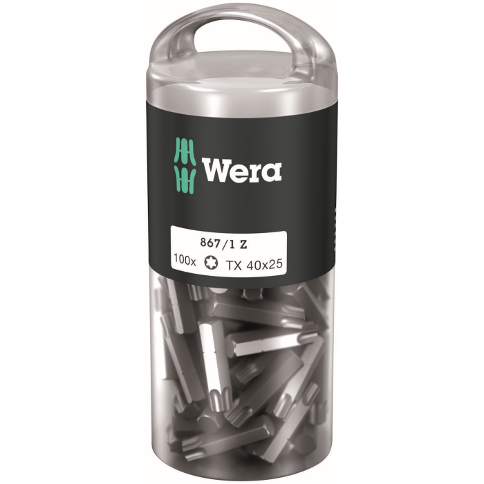 Wera TORX® Bits – Høy Kvalitet, Universell Bruk (TX 10-40), 1 Boks, SWE-322