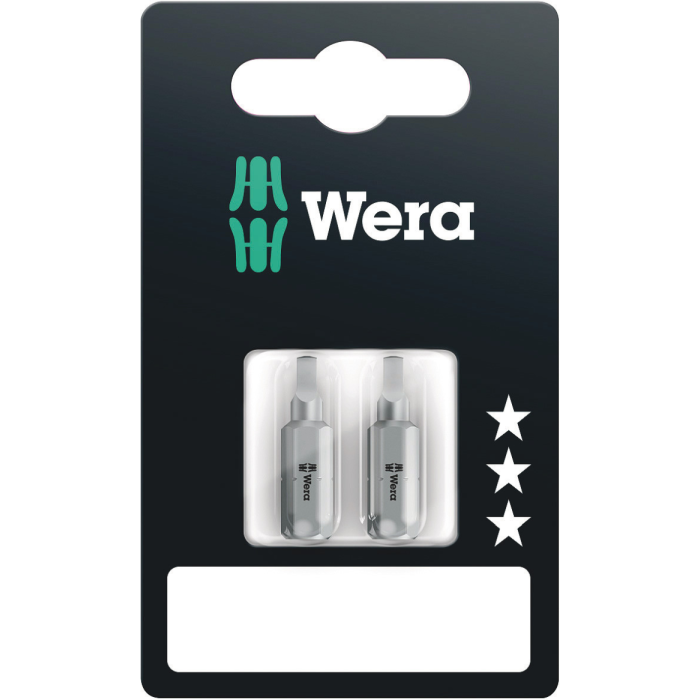 Wera Square-Plus Bits – Premium Kvalitet (10 Stykk, 2 x #1 og #2), 10 Stykk, SWE-347