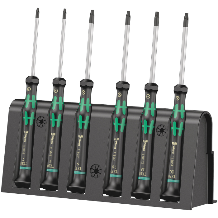 Wera Kraftform Micro Skrutrekker Set – Høy presisjon  ( 05118154001, 1 Boks )