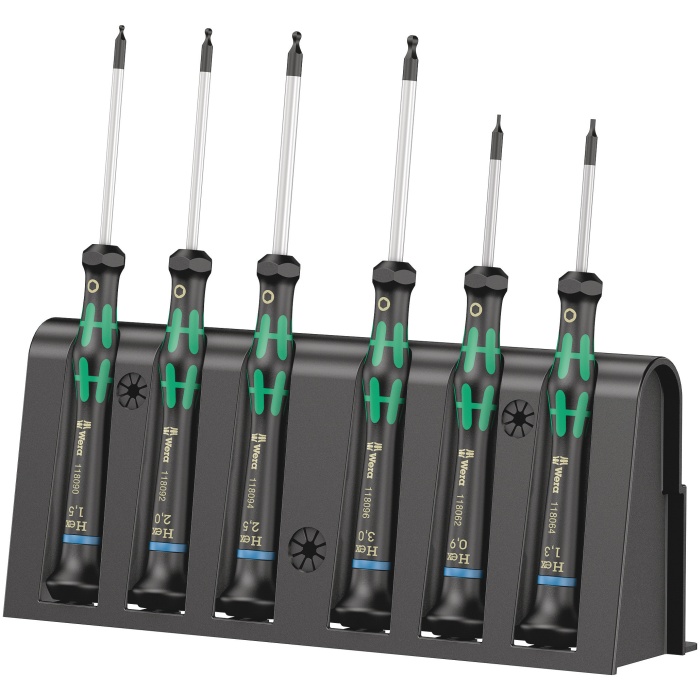 Wera Kraftform Micro Skrutrekker Set – Ergonomisk Høy Presisjon, 1 Boks, SWE-046