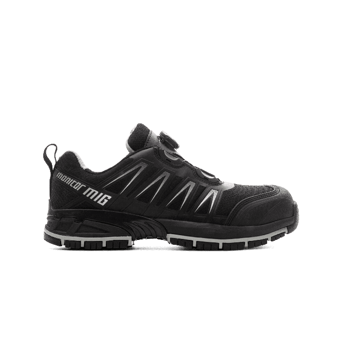 Monitor MIG vernesko, unisex, svart og hvit, størrelse 36-48, SBG-1000077