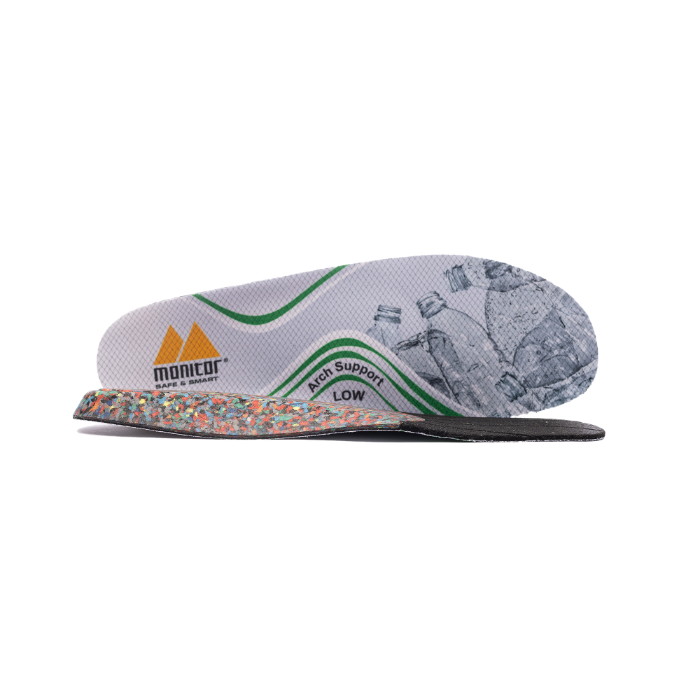 Monitor Buestøtte lav innersåle unisex grønn, størrelse 35-48, SBG-1000288