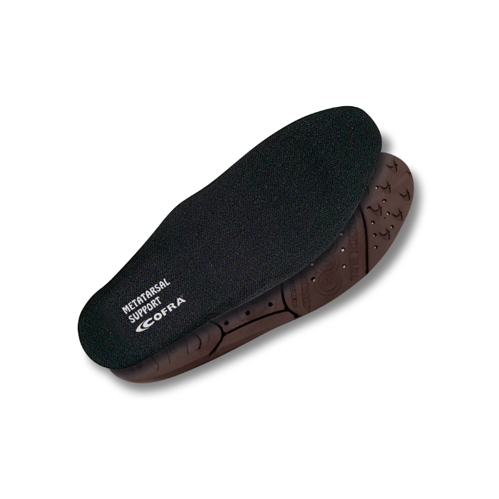 Cofra Mellomfotsstøtte Innersåle, Unisex, Svart, Størrelse 36-48, SBG-1001173