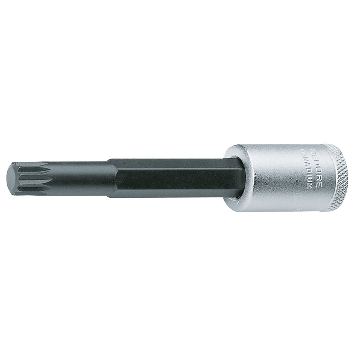 Gedore Blue Line INX 30 L lang skrutrekkerbitsokkel 3/8 tommer XZN M6-M10, 1 Stykk, SGD-876
