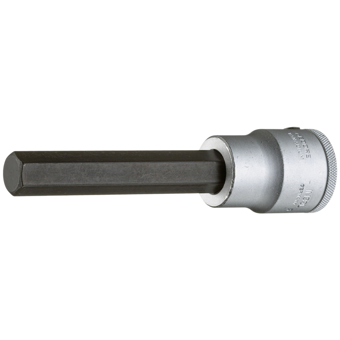 Gedore Blue Line 3/4 tommer lange sekskantede skrutrekkerbitssokler 14-22 mm, 1 Stykk, SGD-127