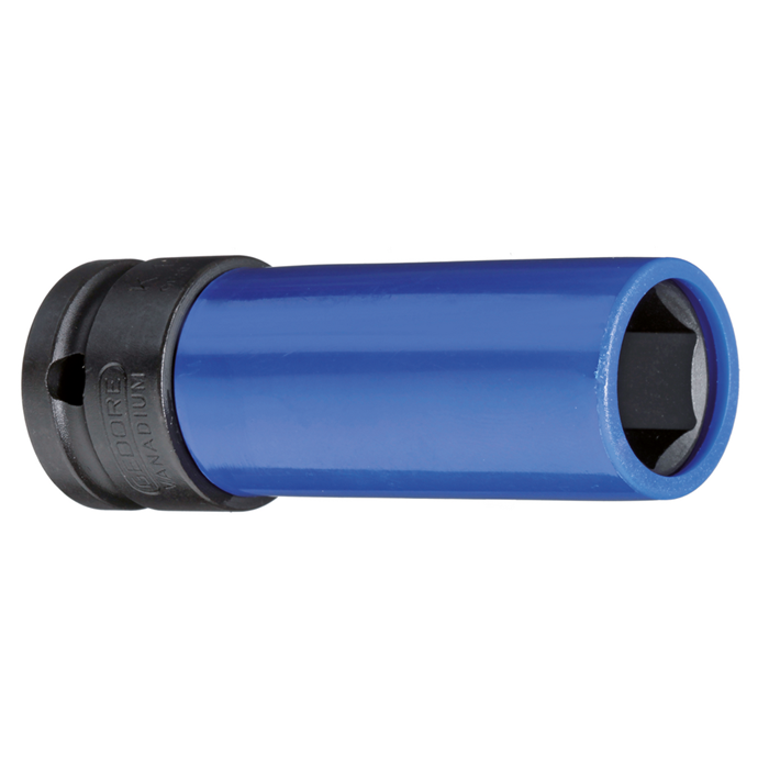 Gedore Blue Line K 19 LS Impact Socket 1/2 tomme med beskyttelseshylse (17-22 mm), SGD-374