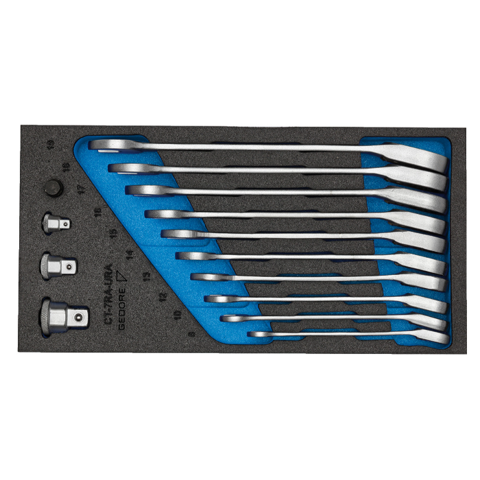 Gedore Blue Line, 1500 CT1-7 URA, Check-Tool-innsats med sortiment, 1 sett, SGD-2327678