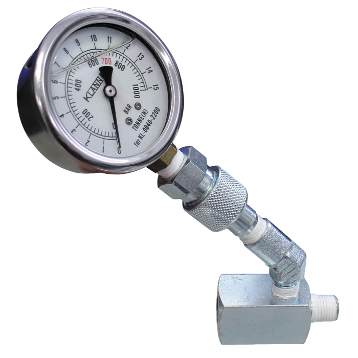 Gedore Automotive Manometer 1/4" NPT, Trykkområde 40-2800, 1 Stykk, SGD-1334