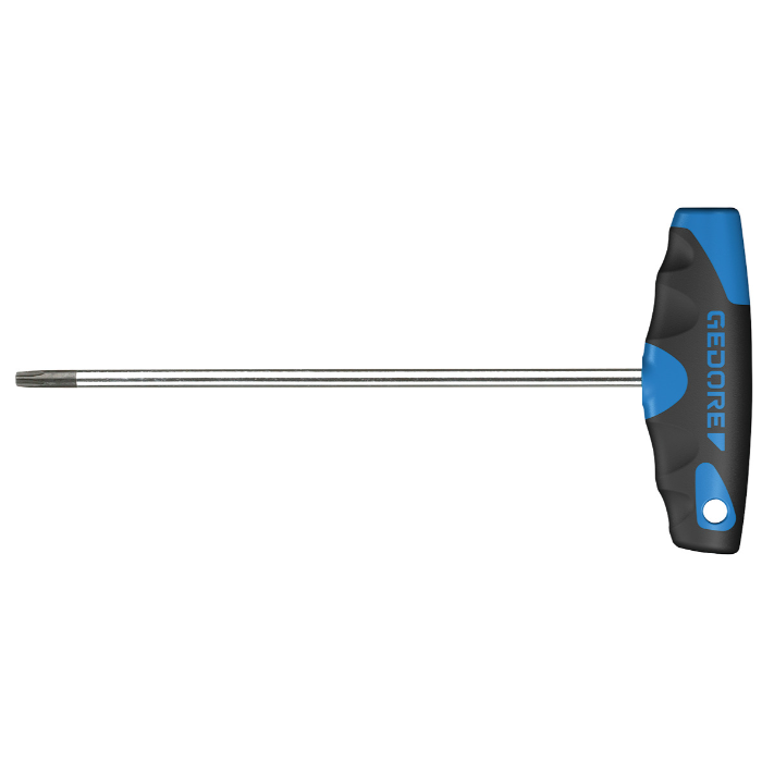 Gedore Blue Line 2142 TX Torx-skrutrekkere med 2C-T-håndtak, T5-T45, 1 Stykk, SGD-859