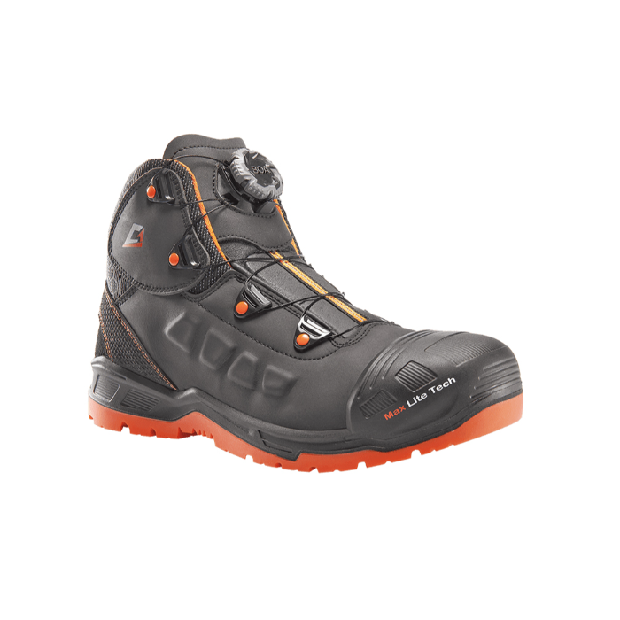 Garsport Ghost Mid Vernesko - Raskt Boa-system (Svart, Størrelser 37-47), SBD-2652