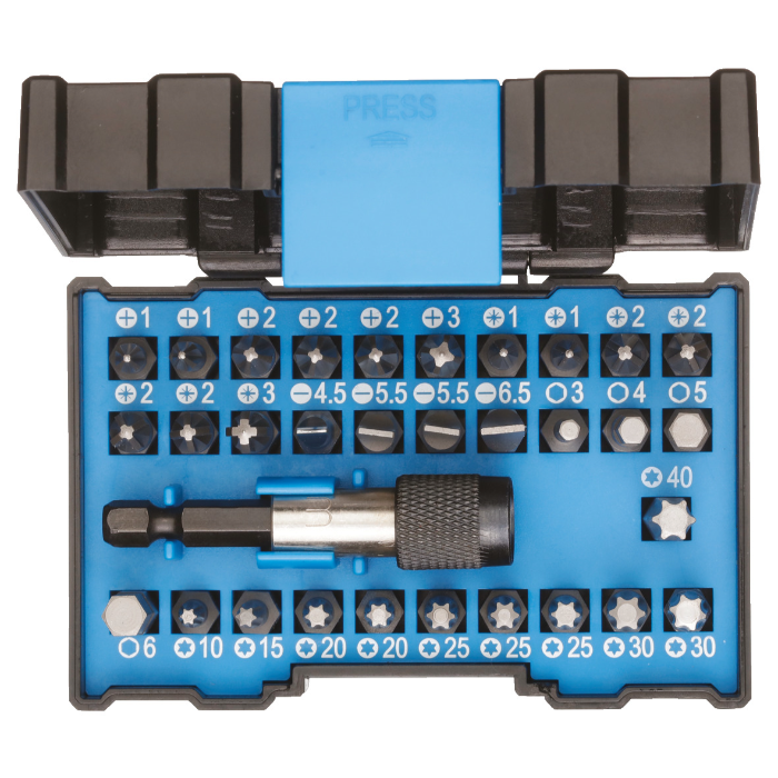 Gedore Blue Line, 666-032-A, 32-stk Allround Bit Box, 1 sett, SGD-2993236