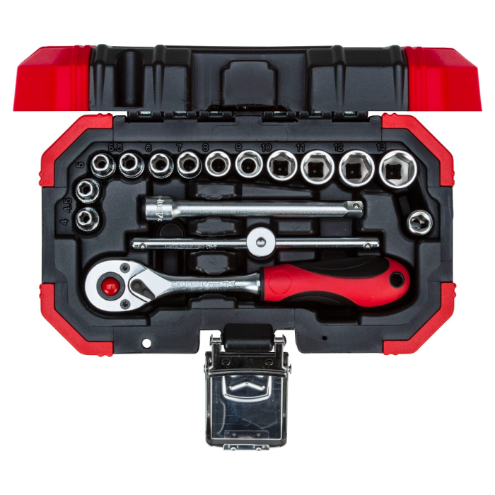 Gedore Red Line, R49003016, 16-stk stikkontaktsett, størrelse 4-13 mm, 1 sett, SGD-3300050