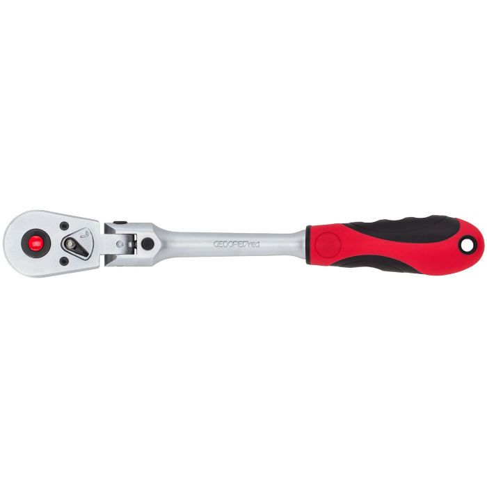 Gedore Red Line, R40120027, 2C-Flex Reversible Rachtet 1/4 L 163 mm, 1 stk., SGD-3300156