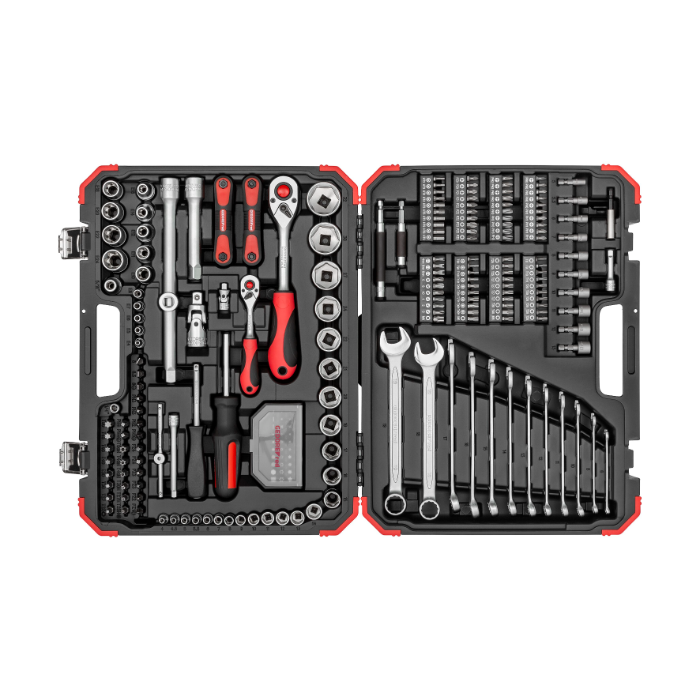 Gedore Red Line, R46003232, 232-stk stikkontaktsett 1/4+1/2, 1 sett, SGD-3300185