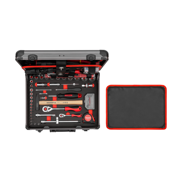 Gedore Red Line, R46007138, 138-stk Allround verktøysett i ALU-verktøykasse, 1 sett, SGD-3300189