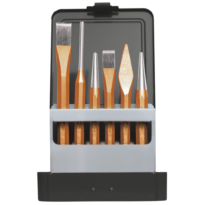 Gedore Red Line, R90000006, 6-stk Verktøysett Striking Tools in Case, 1 sett, SGD-3300826