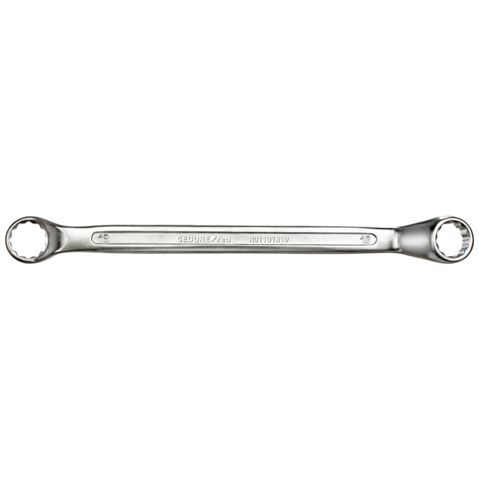 Gedore Red Line Ringnøkkelsett med dobbel ende, størrelser 6x7 mm til 36x41 mm, 1 Stykk, SGD-122