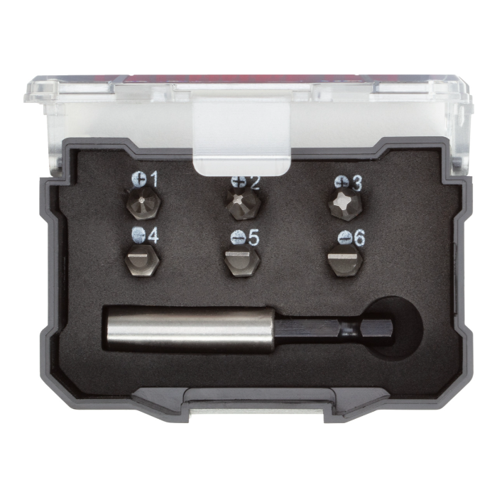 Gedore Red Line, R33005007, 7-stk bitboks 1/4 PH+SL+bitsholder magnetisk, 1 stk., SGD-3301345