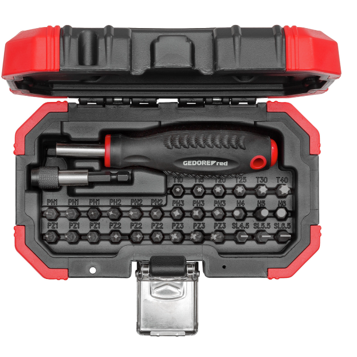 Gedore Red Line, R33003032, 32-stk bitsett 1/4 BMC, 1 sett, SGD-3301348