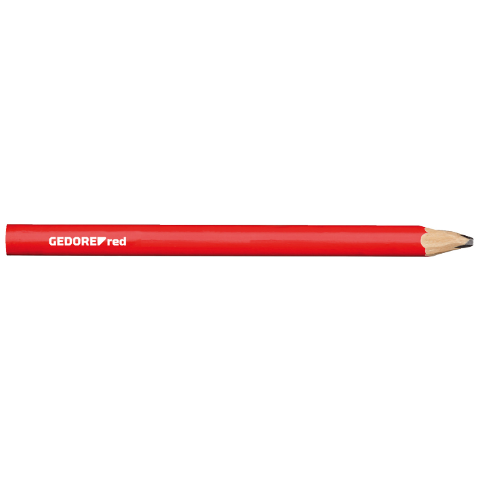 Gedore Red Line, R90950012, 12-stk blyant 175 mm, oval rød, 1 sett, SGD-3301432
