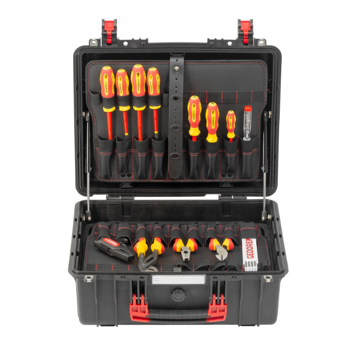 Gedore Red Line Werkzeugkoffer ELEKTRIKER, 1 Eske, SGD-3301643