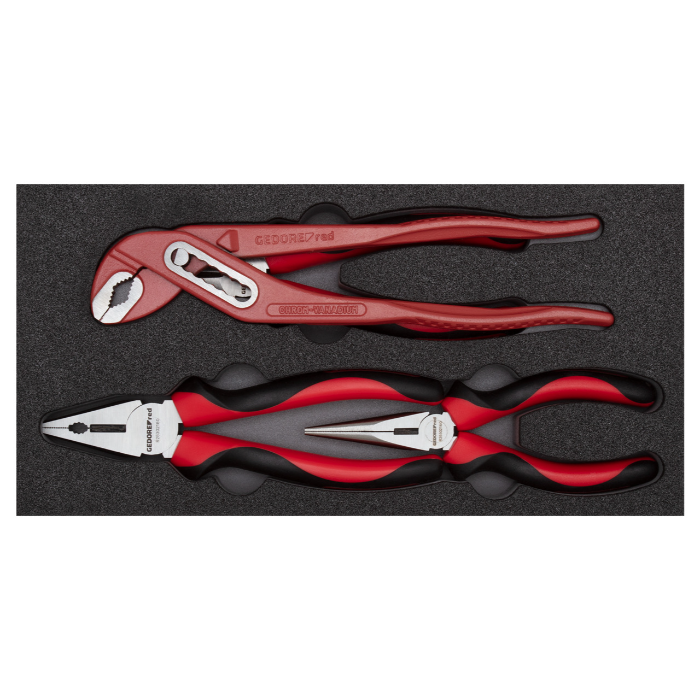 Gedore Red Line, R22150018, 4-stk tangsett 2/6 Ct-modul, 1 sett, SGD-3301717