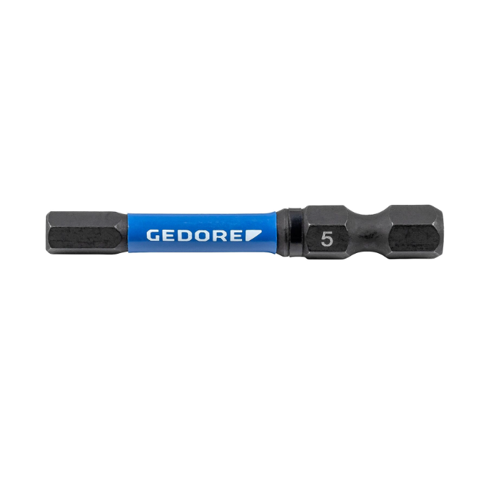 Gedore Blue Line Torsion Hex Bit Set - 50 mm lengde, 1 Eske, SGD-1225