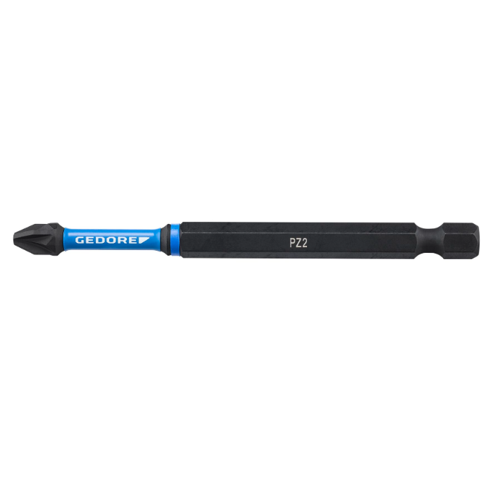 Gedore Blue Line Torsjons-Bit Sett, Kreuzschlitz PZ 1-2, Lengde 90 mm, 1 Eske, SGD-1246