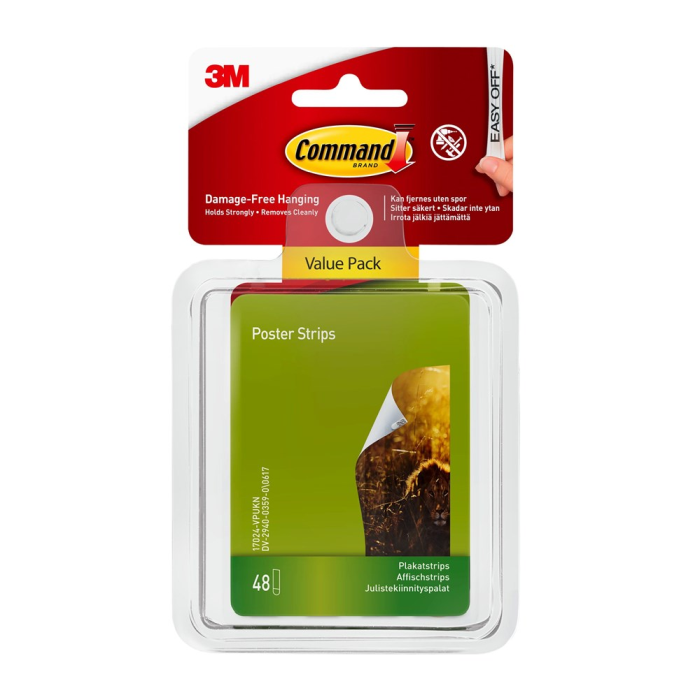3M Kommando Plakatstrimler Verdi Pakke, SDC-1008