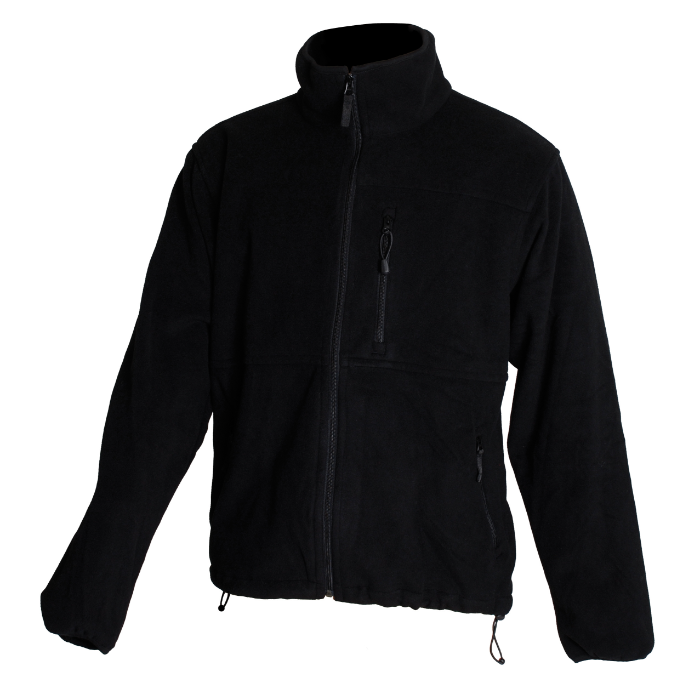 Bulldog POLAR Fleecejakke – Varm og Komfortabel (Svart, Størrelser XS-4XL), SBD-4029