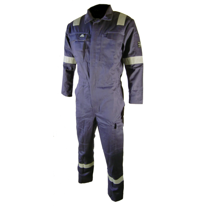 Bulldog Flammehemmende Kjeledress - Komfortabel, Blå (Størrelser 42-64), SBD-5003