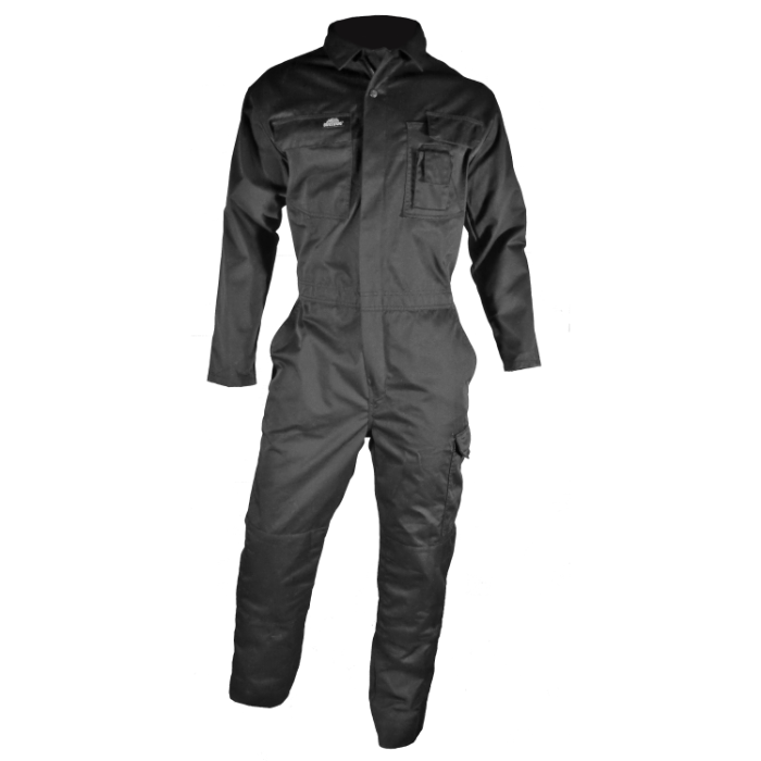 Bulldog Kjeledress – Komfortabel og Slitesterk (Svart, Størrelser 42-68), SBD-5055