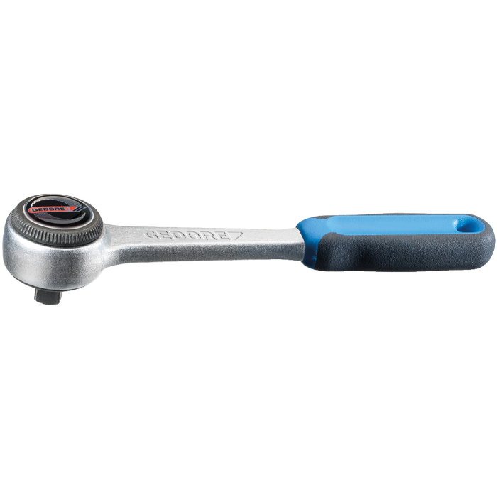 Gedore Blue Line, 2093 U-3, vendbar skralle 1/4 tomme 129 mm, 1 stk., SGD-6170590
