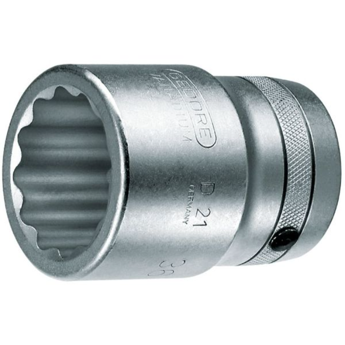 Gedore Blue Line UD profilsokkelsett 1 tommer (36 mm - 46 mm), SGD-557
