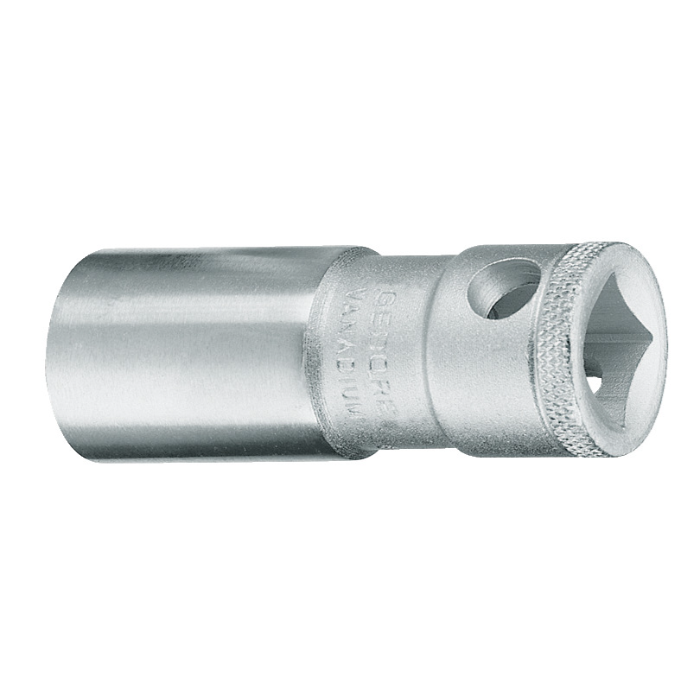 Gedore Blue Line Tennpluggsokler, 1/2 tommer og 3/8 tommer, 16 mm til 20,8 mm, 1 Stykk, SGD-172