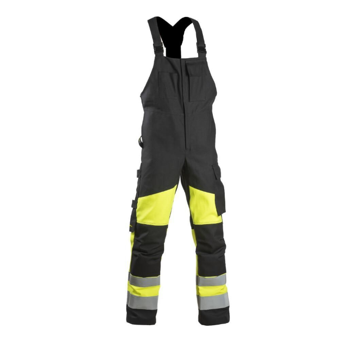 Dimex Flerbrukskjeledress med seler, Gul/Svart, Størrelser S-4XL, SDM-6433