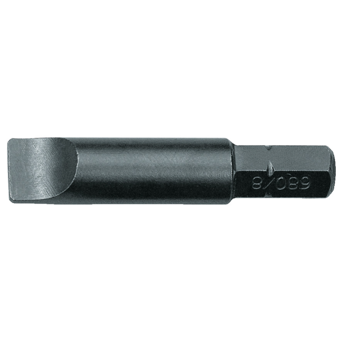 Gedore Blue Line 1/4 tommers slissede skrutrekkerbiter verdipakke (7 mm - 10 mm), SGD-252