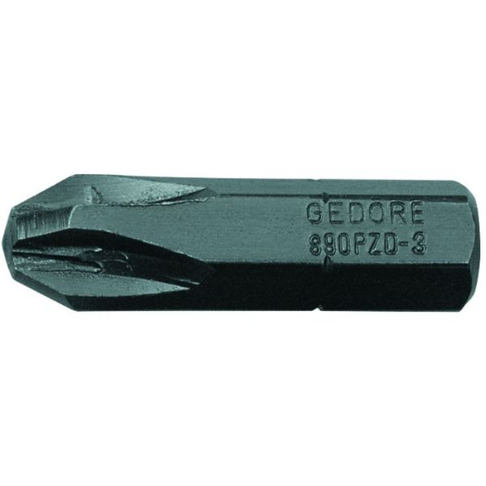 Gedore Blue Line 890 PZD skrutrekkerbits 5/16 tommer PZ 1-4, 1 Stykk, SGD-269