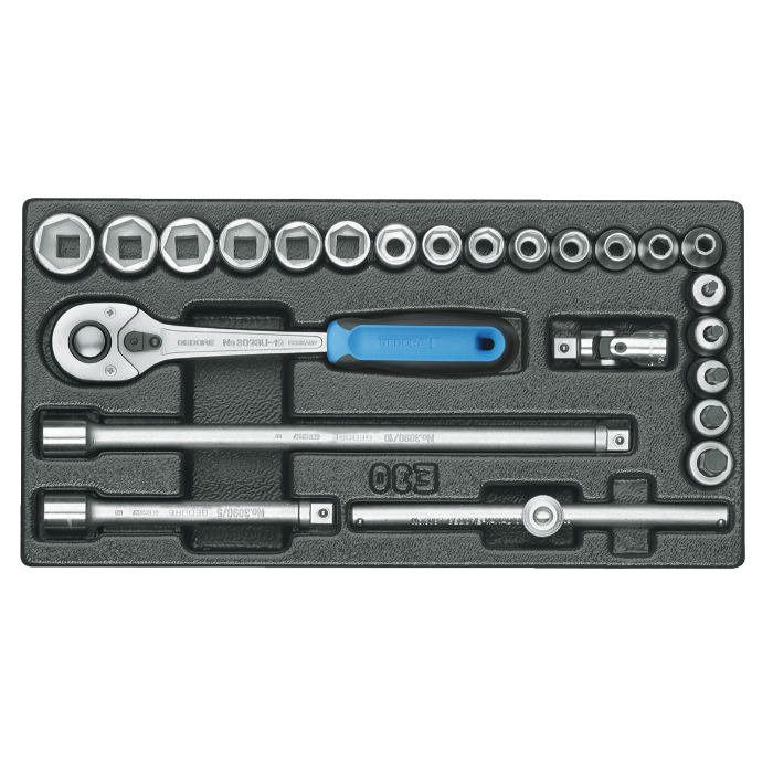 Gedore Blue Line, 1500 ES-30, verktøymoduler med verktøysortiment, 1 sett, SGD-6626070