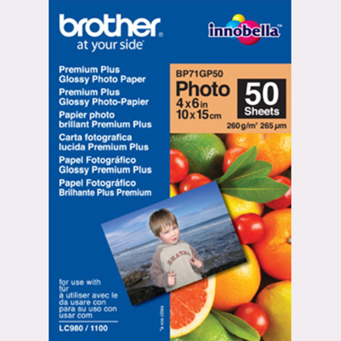 Brother Bror Glansete Inkjet Fotopapir 260g, SDC-822