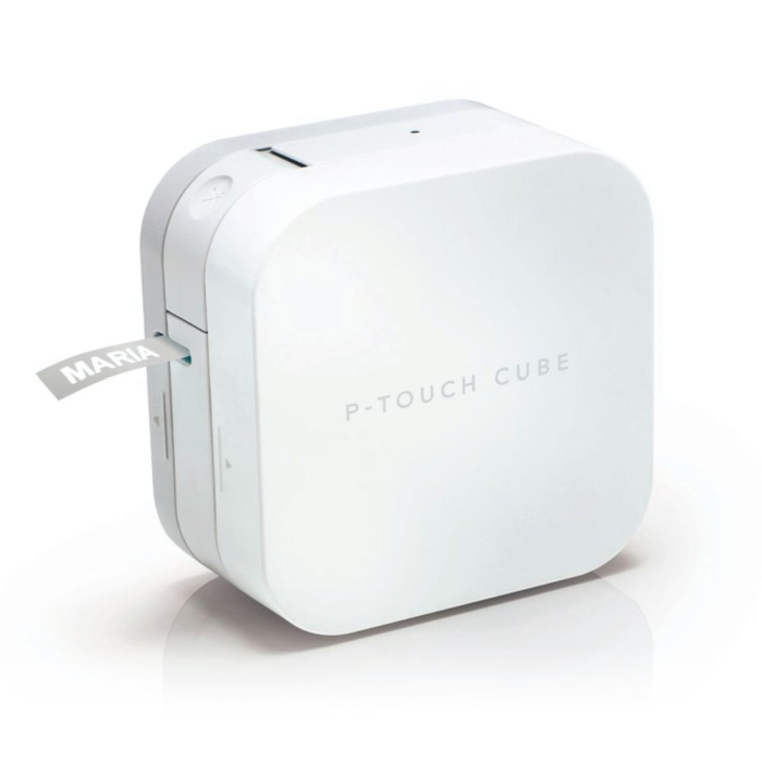 Brother P-touch Cube Bluetooth Etikettmaskin – Trådløs, Enkel Bruk (BROPTP300BT, 1 Eske)