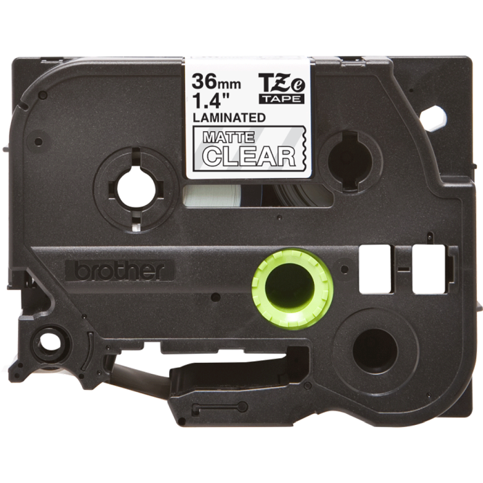 Brother Bror TZe 36mm Mat Tape - Svart/Hvit & Hvit/Klar variasjoner, SDC-961