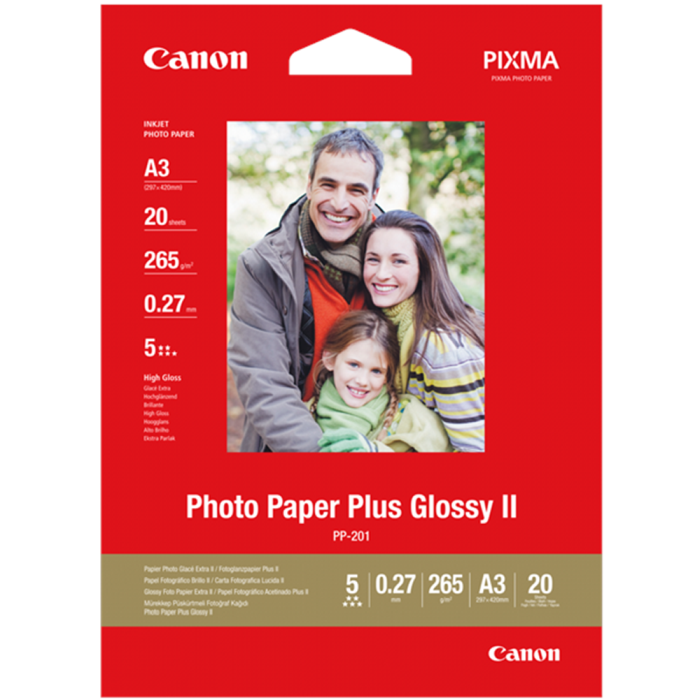 Canon PP-201 Fotopapir Plus II 260g-275g, SDC-633