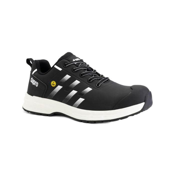 Dapro Black Phoenix C S3 C, svart/hvit, 1 par, SDP-FBLACS3C-BL-WH