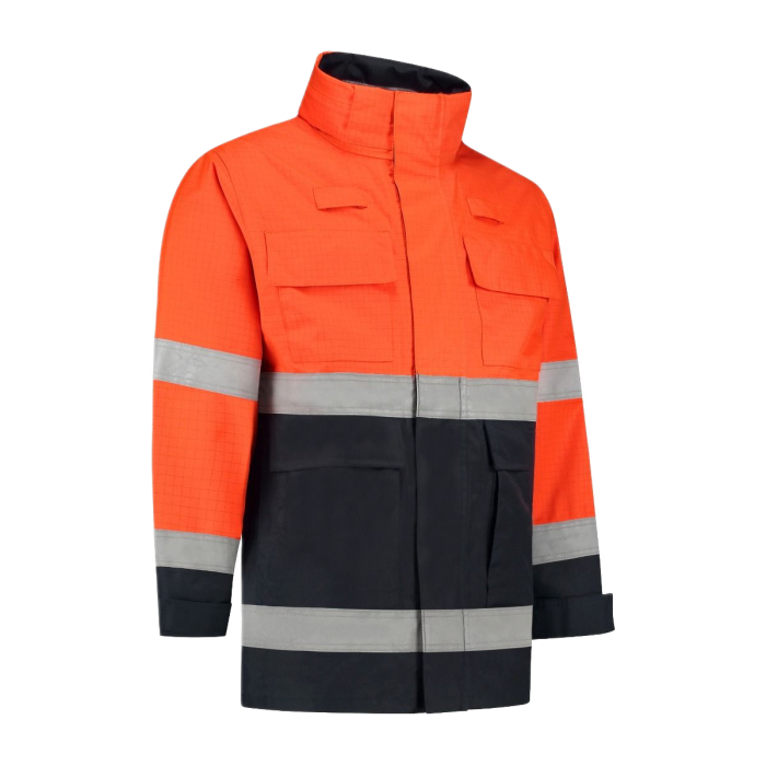 Dapro Infinity Jacket, Navy Blue/Hi-Vis Orange, 1 Stykke, SDP-OINFJ-NB-HVOR