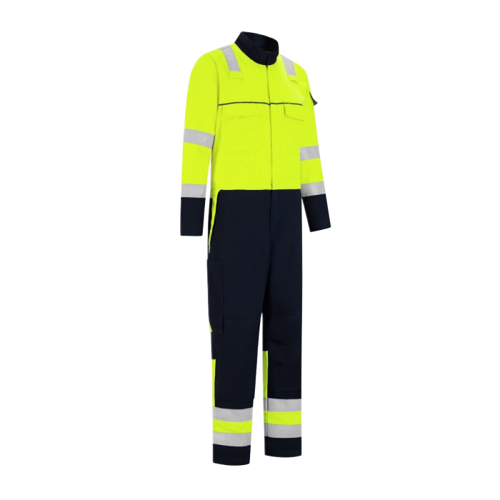 Dapro Volt Klasse 2 Kjeledress, Marineblå/Hi-Vis Gul - IFR - Temperert, 1 Stykke, SDP-WVOL2C-NB-HVYE
