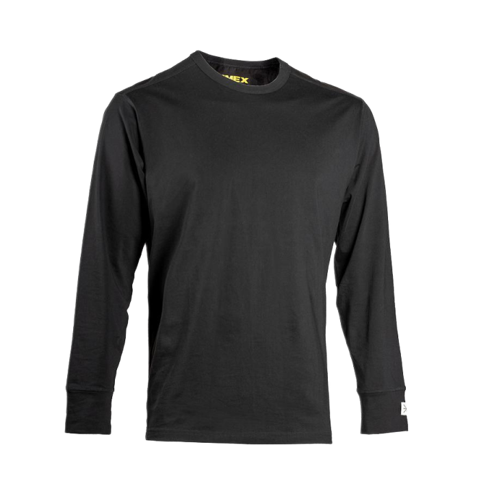 Dimex Langermet T-skjorte, Svart, 1 Stykk, SDM-4504