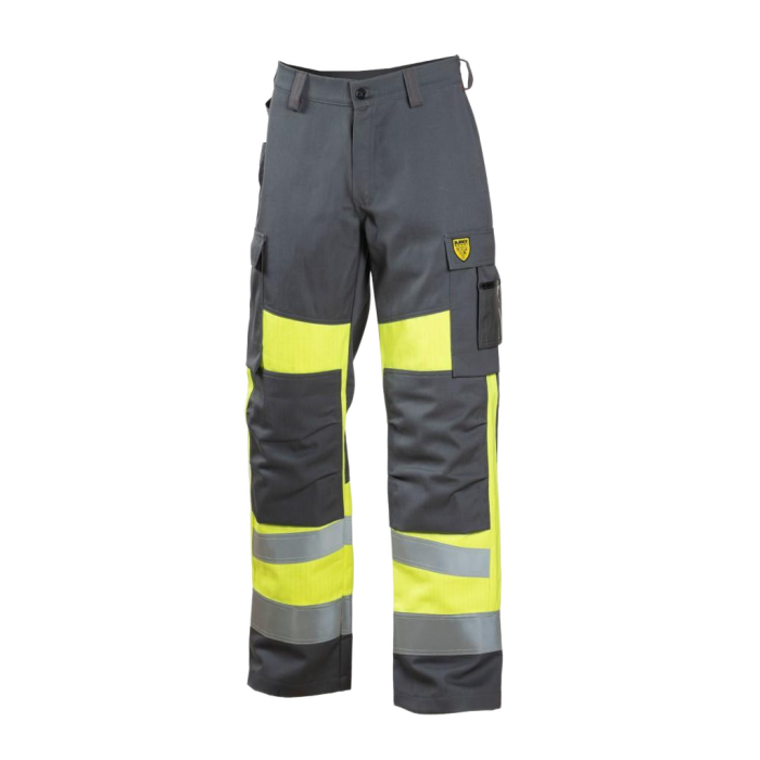 Dimex Multibukse, Grå/gul, 1 Stykk, SDM-6001